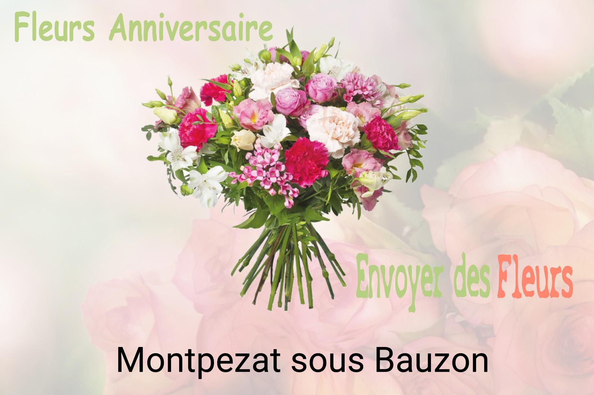 Bouquet de fleurs d’anniversaire livré à Montpezat-sous-Bauzon