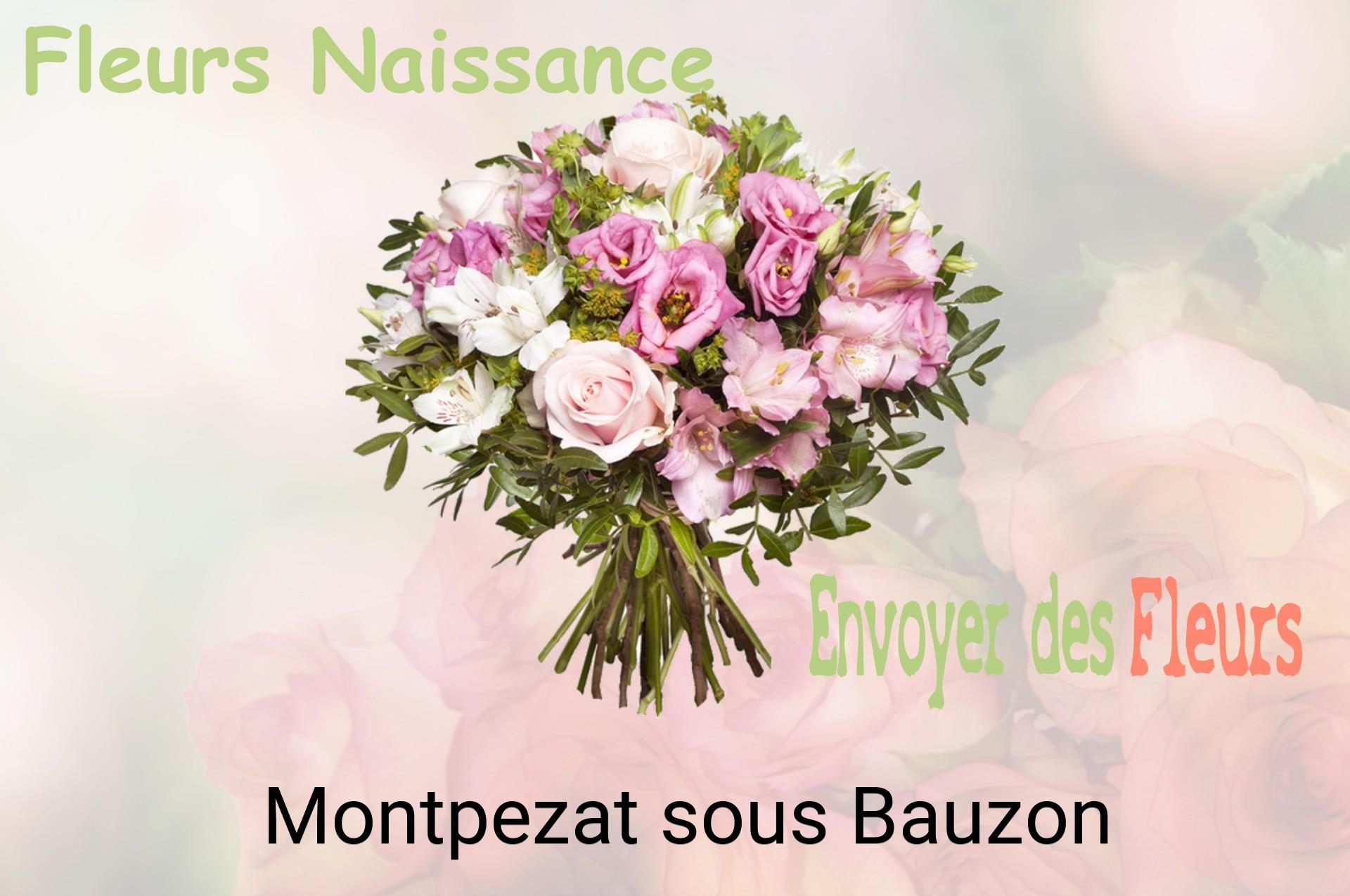 Bouquet de fleurs de naissance livré à Montpezat-sous-Bauzon